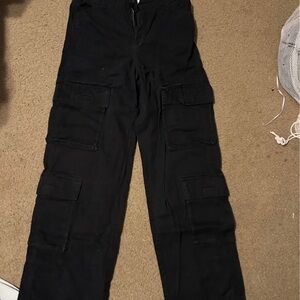H&M Black Cargo Pants